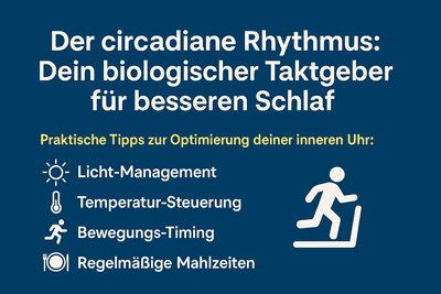 Der circadiane Rhythmus: Dein biologischer Taktgeber für besseren Schlaf